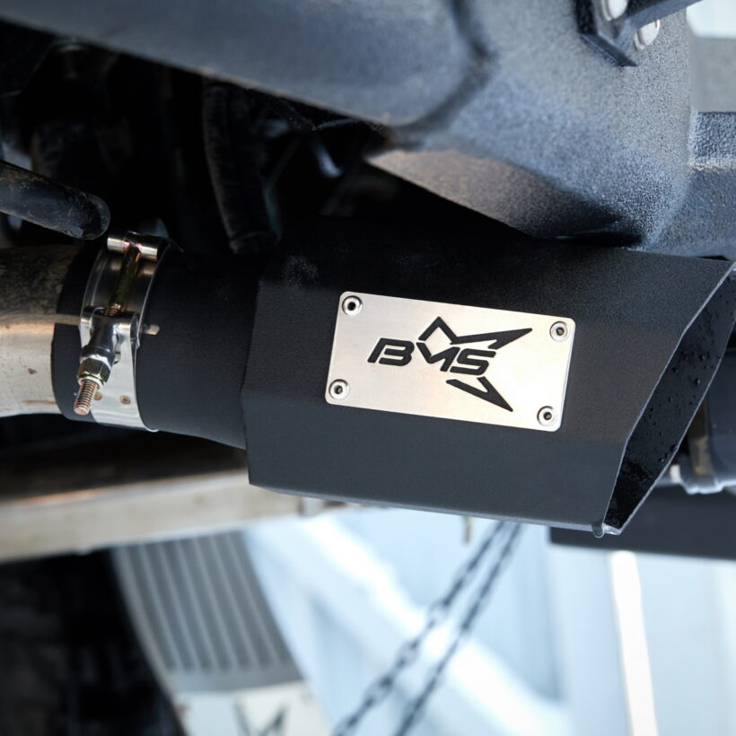 Комплект фирменных насадок BMS на глушитель (63 мм короткие, 2 шт.) - Выхлопные системы - BAIC