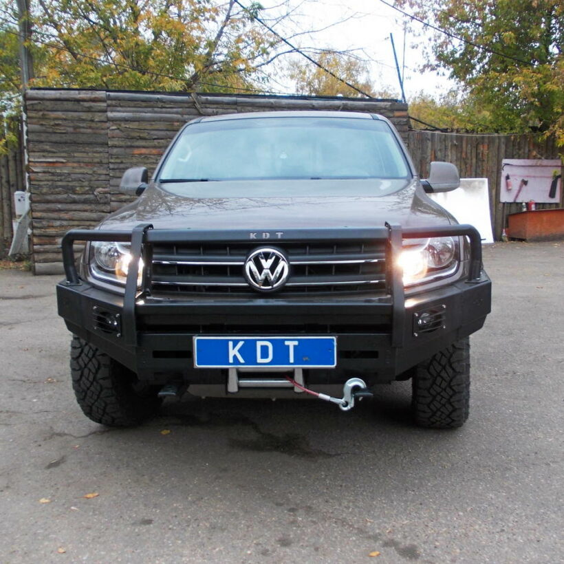 Передний силовой бампер с кенгурином алюминиевый Volkswagen Amarok - Силовые бамперы - VOLKSWAGEN - Volkswagen Amarok