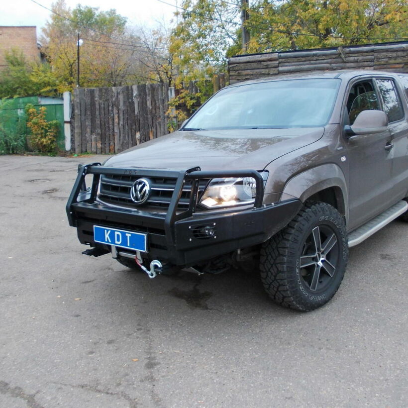 Передний силовой бампер с кенгурином алюминиевый Volkswagen Amarok - Силовые бамперы - VOLKSWAGEN - Volkswagen Amarok