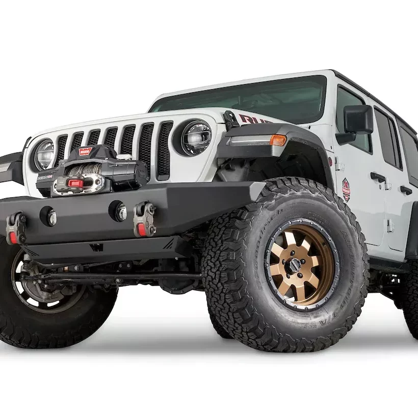 Бампер передний WARN без защитной дуги серии Crawler для Jeep JK, JL, JT - Силовые бамперы - JEEP - Jeep Wrangler