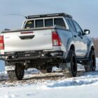 Бампер силовой задний BMS ALFA для Тойота Хайлюкс 2015-2024 - Силовые бамперы - TOYOTA - Toyota Hilux