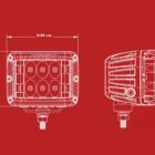 D-SS Серия PRO (7 светодиодов) Ближний свет (пара) - Доп. свет - JEEP