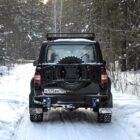 Калитка под запаску BMS ALFA для УАЗ Патриот 2008-2024 - Экстерьер - UAZ - UAZ Патриот