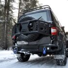 Калитка под запаску BMS ALFA для УАЗ Патриот 2008-2024 - Экстерьер - UAZ - UAZ Патриот