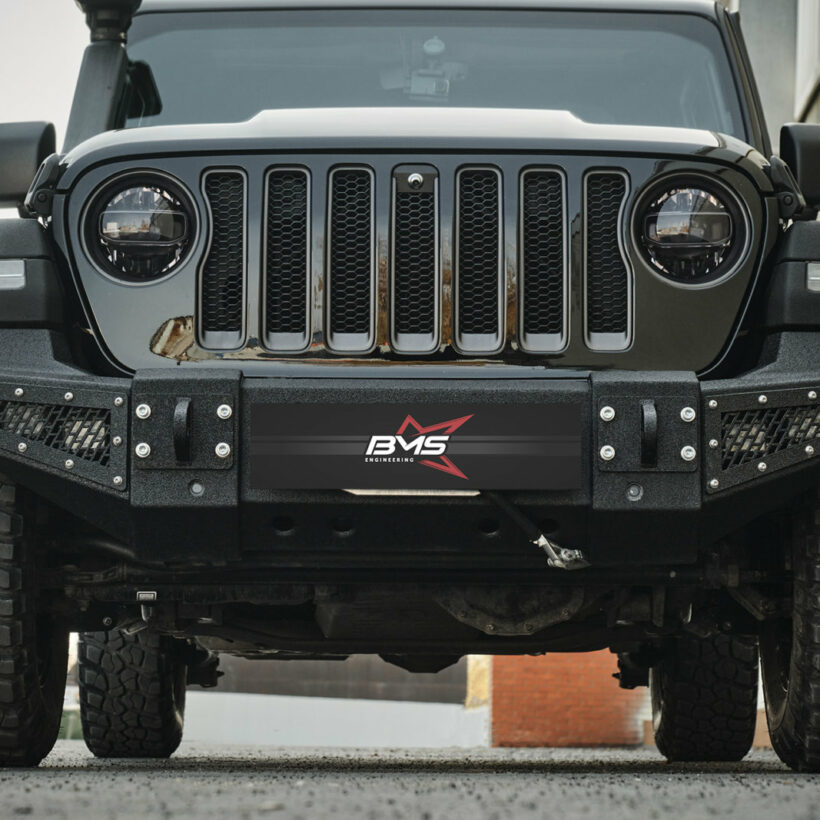 Бампер силовой передний BMS PRO-Line для Jeep Wrangler JL 2018-2024 - Силовые бамперы - JEEP - Jeep Wrangler