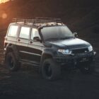 Пороги силовые BMS ALFA для УАЗ Патриот 2016-2024 (2шт.) - Силовые пороги