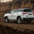 Бампер силовой задний BMS ALFA для Тойота Фортунер 2015-2024 - Силовые бамперы - TOYOTA - Toyota Fortuner