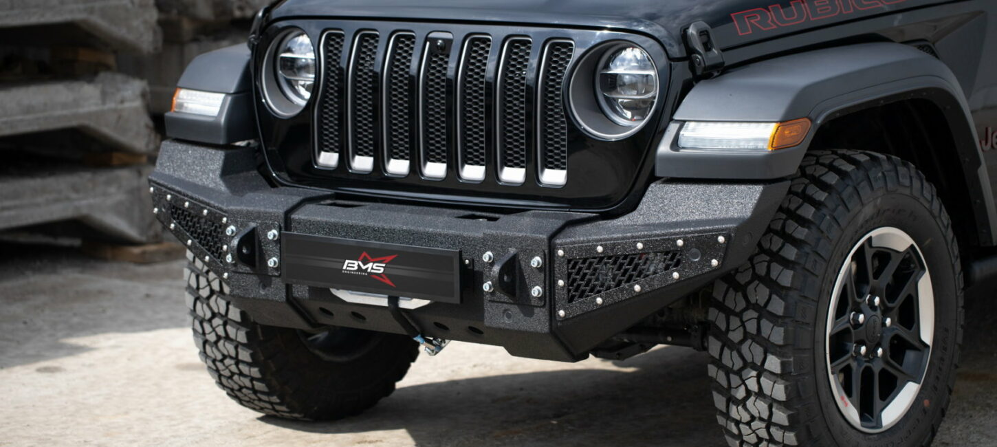 Бампер силовой передний BMS PRO-Line для Jeep Wrangler JL 2018-2024 - Силовые бамперы - JEEP - Jeep Wrangler