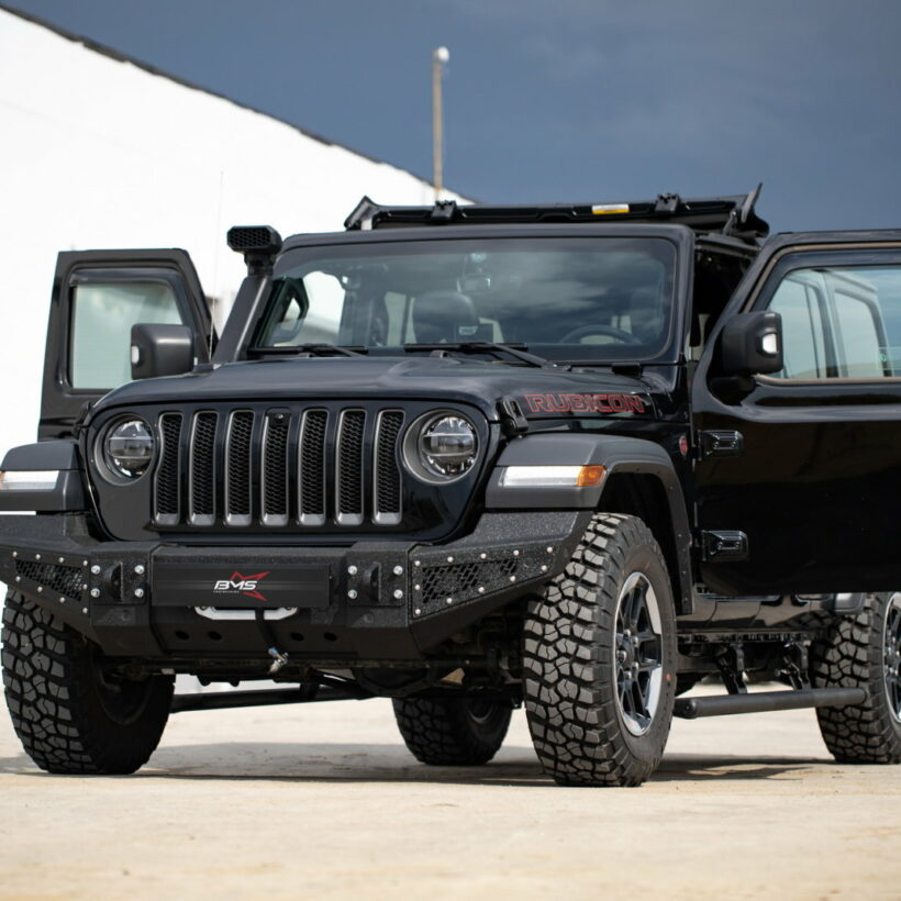 Бампер силовой передний BMS PRO-Line для Jeep Wrangler JL 2018-2024 - Силовые бамперы - JEEP - Jeep Wrangler