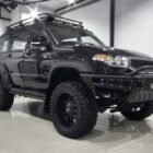 Пороги силовые BMS ALFA для УАЗ Патриот 2016-2024 (2шт.) - Силовые пороги