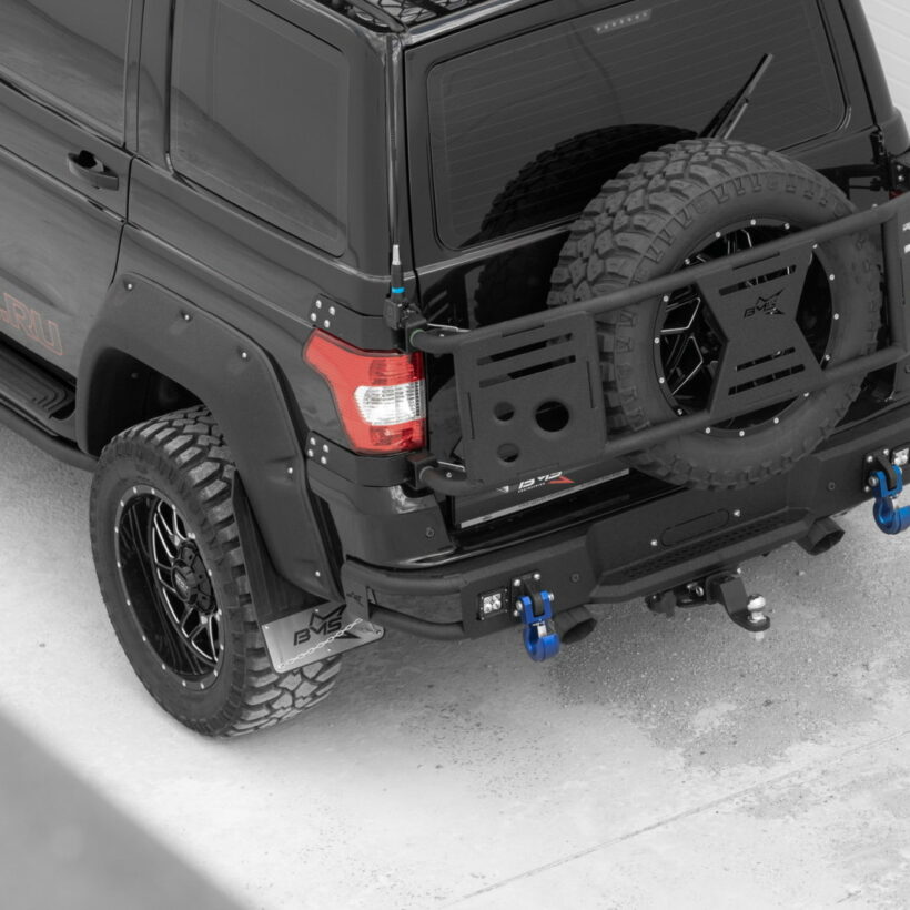 Калитка под запаску BMS ALFA для УАЗ Патриот 2008-2024 - Экстерьер - UAZ - UAZ Патриот