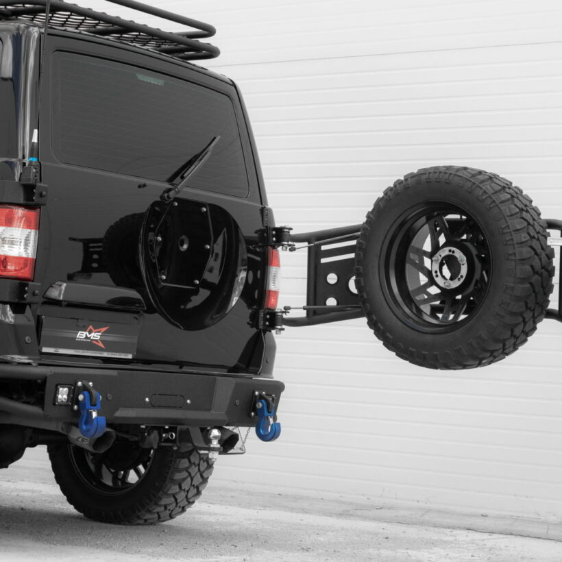 Калитка под запаску BMS ALFA для УАЗ Патриот 2008-2024 - Экстерьер - UAZ - UAZ Патриот