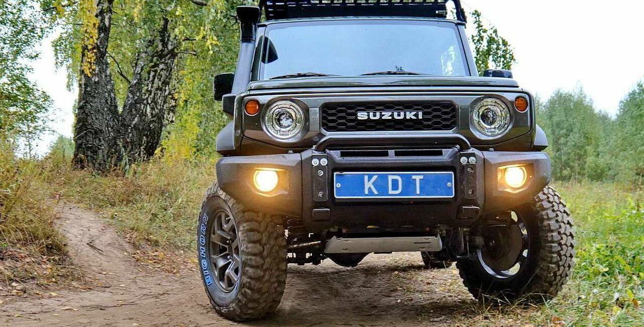 Передний силовой бампер со скрытой установкой лебедки - Suzuki Jimny - Силовые бамперы - SUZUKI - Suzuki Jimny