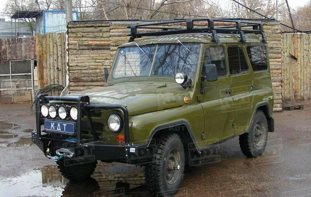 Передний силовой бампер - УАЗ Hunter - Силовые бамперы - UAZ - UAZ Хантер