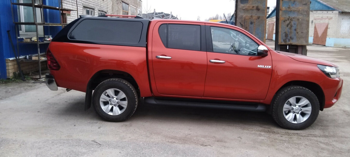 TOYOTA HILUX 2015+ Кунг в цвет без остекления - Кунги - TOYOTA - Toyota Hilux
