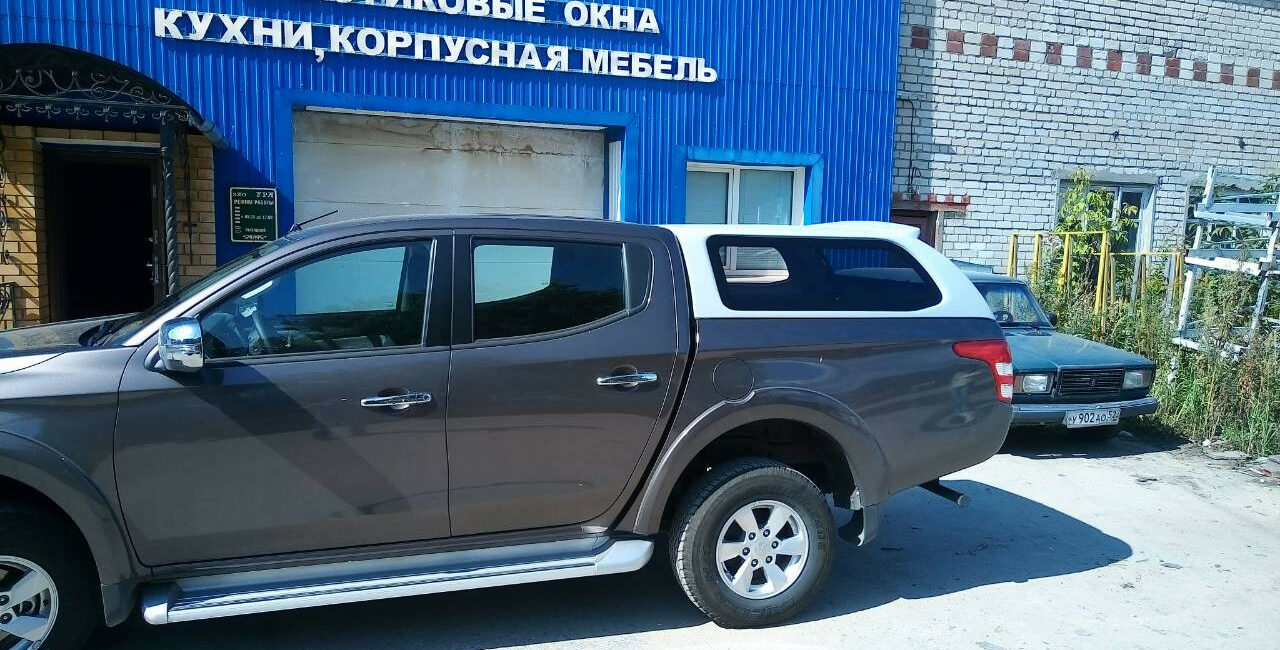 КУНГ в грунте с остеклением MITSUBISHI L200 2019+ - Кунги - MITSUBISHI - Mitsubishi L200