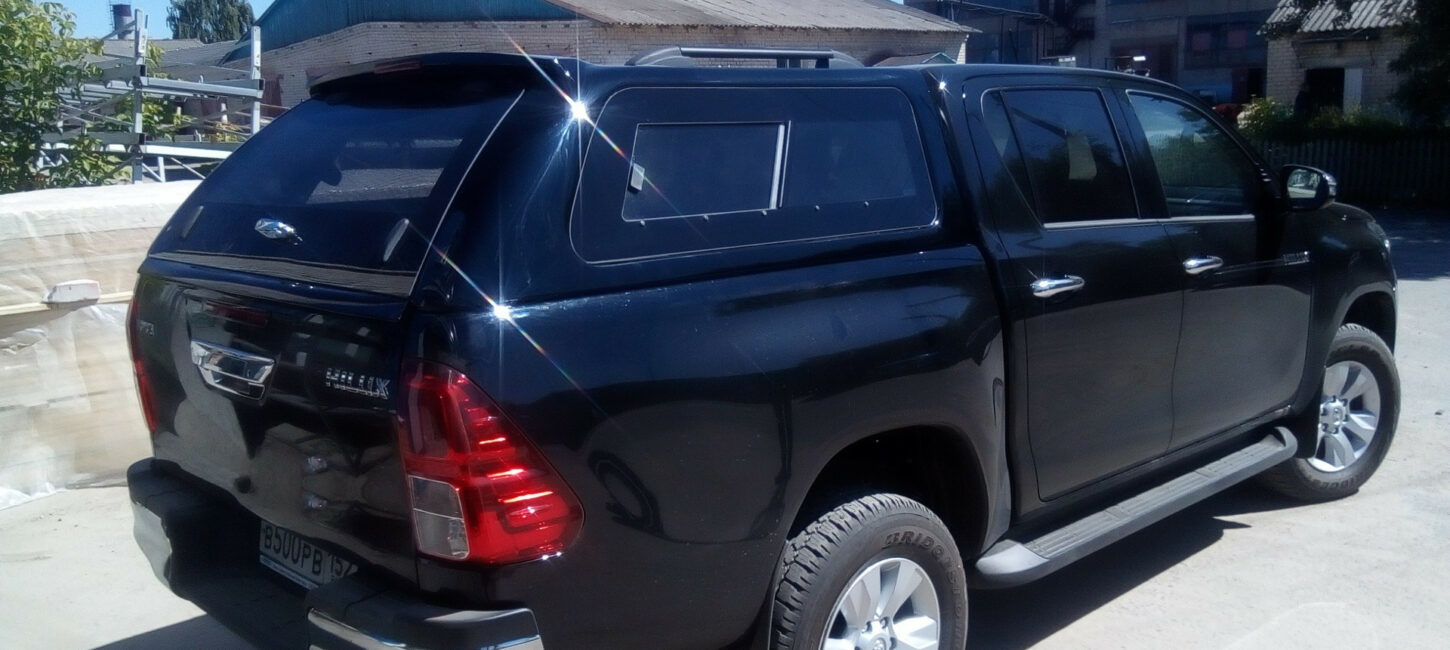 TOYOTA HILUX 2015+ Кунг в цвет с форточками - Кунги - TOYOTA - Toyota Hilux
