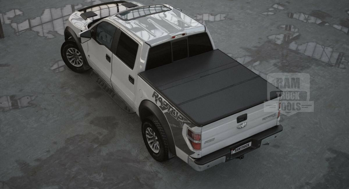 ПЛОСКАЯ ТРЕХСЕКЦИОННАЯ КРЫШКА FORD F-150 SUPERCREW - Крышки и тенты кузова - FORD - F-Series