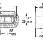 Светодиодная фара SR-L Серия POD (Красная подсветка) — пара - Доп. свет - JEEP