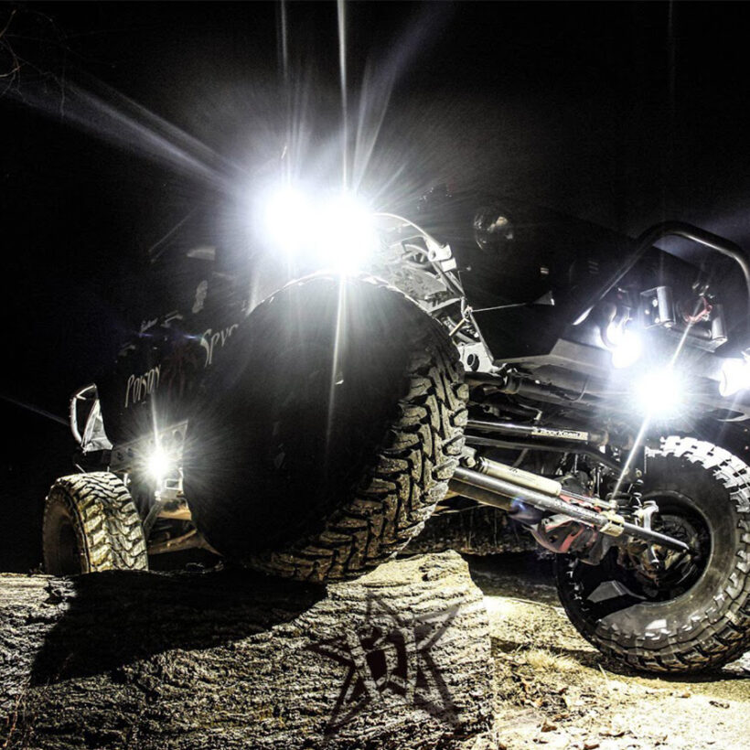 Rock Light Kit- Холодный белый цвет свечения (4 модуля) - Доп. свет - JEEP