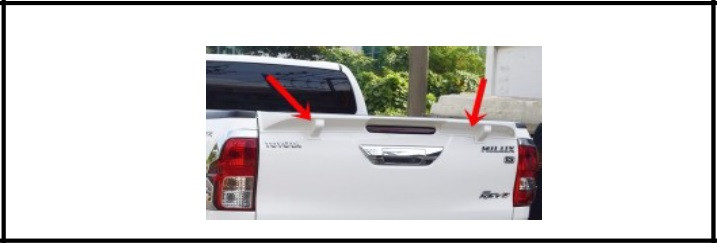 Задний спойлер для Toyota Hilux revo от 2015 года - Крышки кузова - TOYOTA - Toyota Hilux