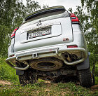 Бампер РИФ силовой задний Toyota Land Cruiser Prado 150 c квадратом под фаркоп - Силовые бамперы - TOYOTA - Toyota Land Cruiser Prado