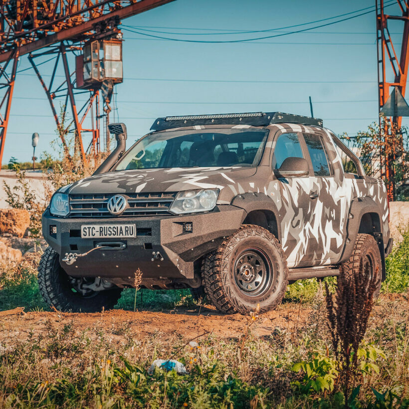 Багажник экспедиционный Volkswagen Amarok дальний и задний свет - Багажники - VOLKSWAGEN - Volkswagen Amarok