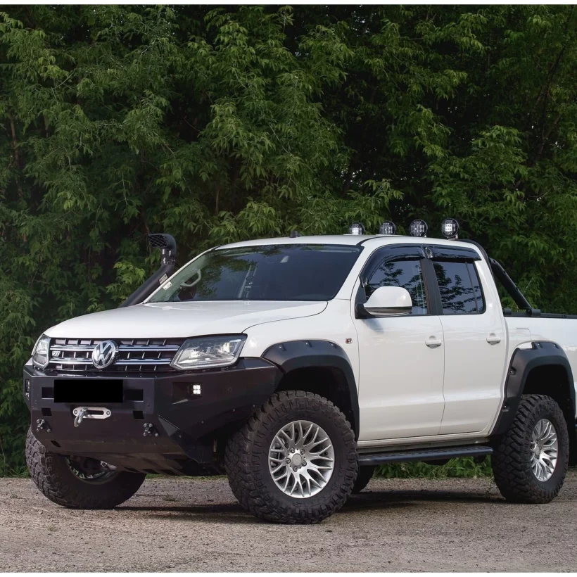 Пороги силовые Volkswagen Amarok цельная ступень - Силовые пороги