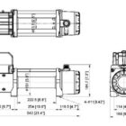 Лебедка электрическая Comeup GIO 120 12V STD (Синтетический трос) - Лебедки - BAIC