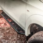 Пороги силовые Isuzu D-Max 2020+ цельная ступень - Силовые пороги