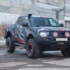 Пороги силовые Mitsubishi L200 2006-2015 раздельные ступени - Силовые пороги