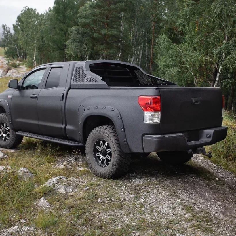 Пороги силовые Toyota Tundra 2006-2021 раздельные ступени - Силовые пороги