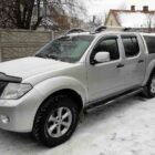 Пороги силовые Nissan Navara раздельные ступени - Силовые пороги