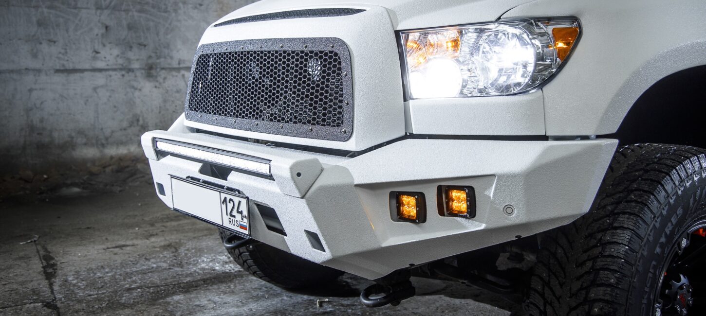 БАМПЕР СИЛОВОЙ ПЕРЕДНИЙ TOYOTA TUNDRA 2006-2013 ЗАЩИТНАЯ ДУГА, ПТФ, ДАЛЬНИЙ СВЕТ - Силовые бамперы - TOYOTA - Toyota Tundra