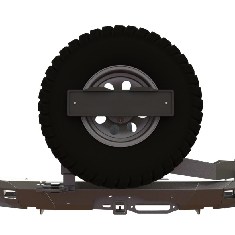 БАМПЕР СИЛОВОЙ ЗАДНИЙ TOYOTA LAND CRUISER PRADO 150 2009-2017 КВАДРАТ, ЛЕБЕДКА, КАЛИТКА ЦЕНТР, ФАРЫ - Силовые бамперы - TOYOTA - Toyota Land Cruiser Prado