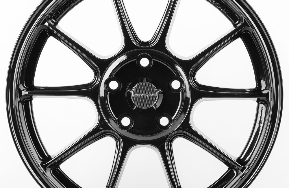 Литые диски 80230 Weds 1043X-DS183 17 J8 ET38 5x114,3 73,1 чёрный глянцевый - Диски