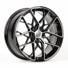 Литые диски 80457 HRE TC05-SL064 19 J8,5 ET38 5x114,3 73,1 чёрный + полированные спицы - Диски