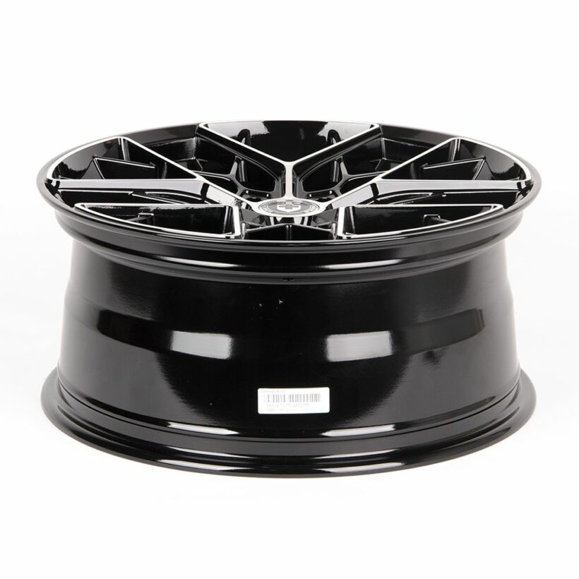 Литые диски 80457 HRE TC05-SL064 19 J8,5 ET38 5x114,3 73,1 чёрный + полированные спицы - Диски