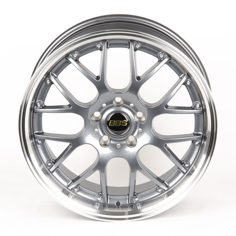 Литые диски 80690 BBS LK007-FG441 18 J8 ET38 5x114,3 73,1 графит глянцевый + полированный обод - Диски