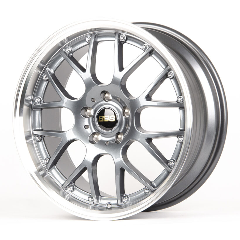 Литые диски 80690 BBS LK007-FG441 18 J8 ET38 5x114,3 73,1 графит глянцевый + полированный обод - Диски