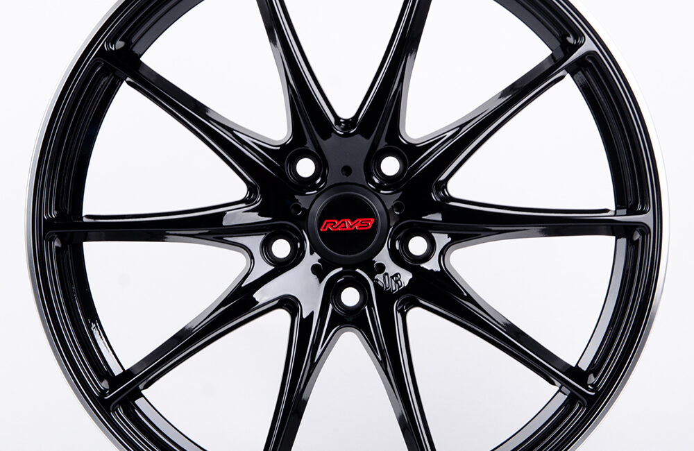 Литые диски 80761 Rays 5203-SV281 18 J8 ET38 5x108 73,1 чёрный + полированный обод - Диски