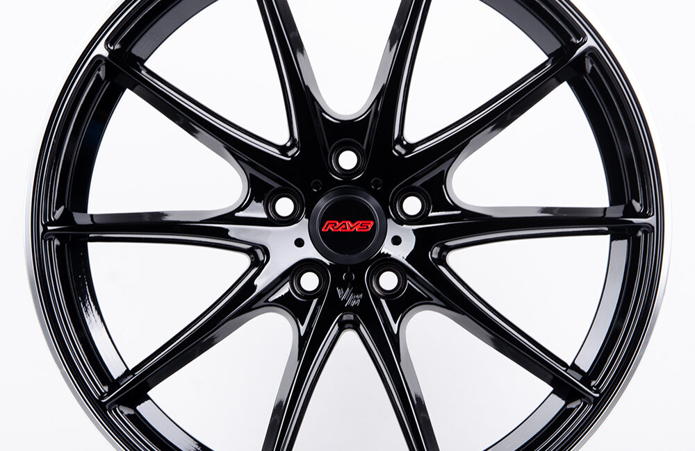 Литые диски 80763 Rays 5203-SV294 19 J8,5 ET35 5x114,3 73,1 чёрный + полированный обод - Диски