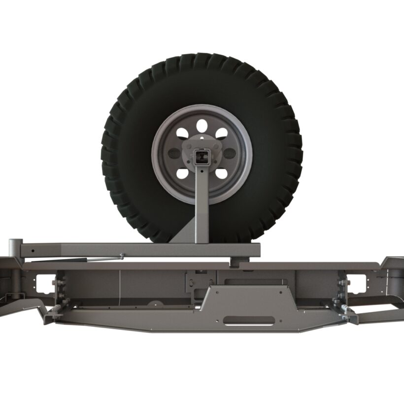 БАМПЕР СИЛОВОЙ ЗАДНИЙ TOYOTA LAND CRUISER PRADO 150 2009-2017 КВАДРАТ, КАЛИТКА ЦЕНТР, ФАРЫ - Силовые бамперы - TOYOTA - Toyota Land Cruiser Prado