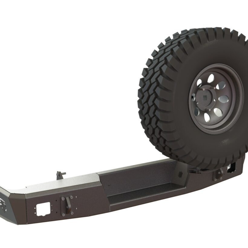 БАМПЕР СИЛОВОЙ ЗАДНИЙ TOYOTA TUNDRA 2013-2021 КАЛИТКА СПРАВА, ПТФ - Силовые бамперы - TOYOTA - Toyota Tundra