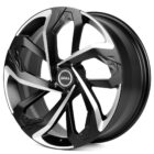Кованые диски SKILL чёрный матовый + полированные спицы - Диски - LEXUS