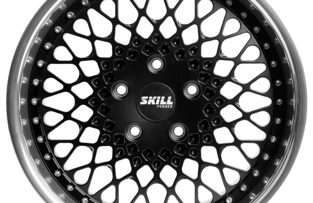 Кованые диски SKILL чёрные с полированным ободом - Диски