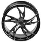 Кованые диски SKILL чёрный + полированные спицы под тёмным лаком - Диски - BMW