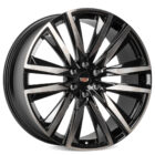 Кованые диски SKILL чёрные + полиров. спицы под лаком - Диски - CADILLAC - Cadillac Escalade