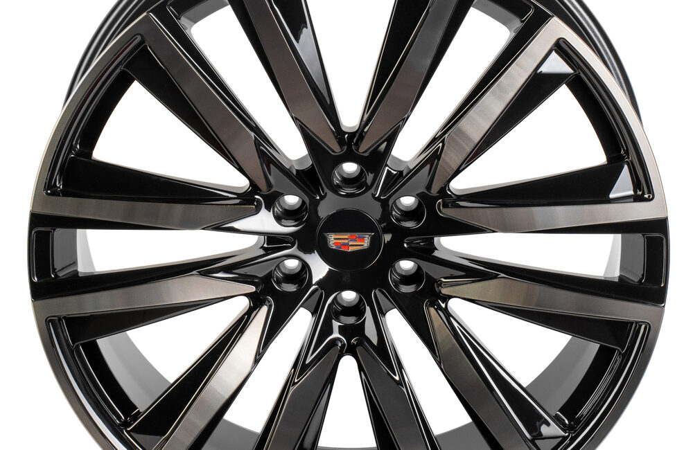 Кованые диски SKILL чёрные + полиров. спицы под лаком - Диски - CADILLAC - Cadillac Escalade