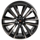 Кованые диски SKILL чёрные + полиров. спицы под лаком - Диски - CADILLAC - Cadillac Escalade